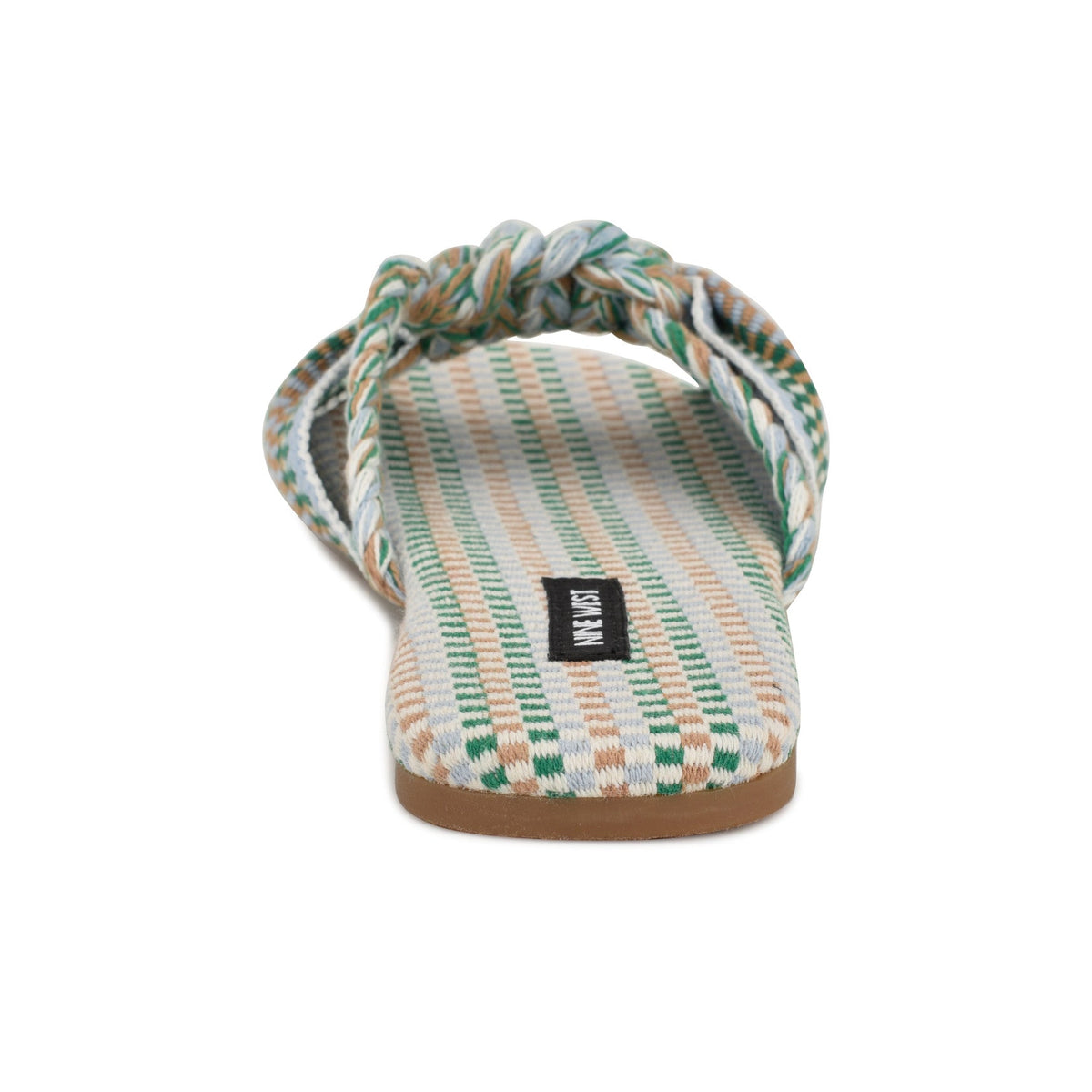 Lalta Knotted Flat Slide Sandals