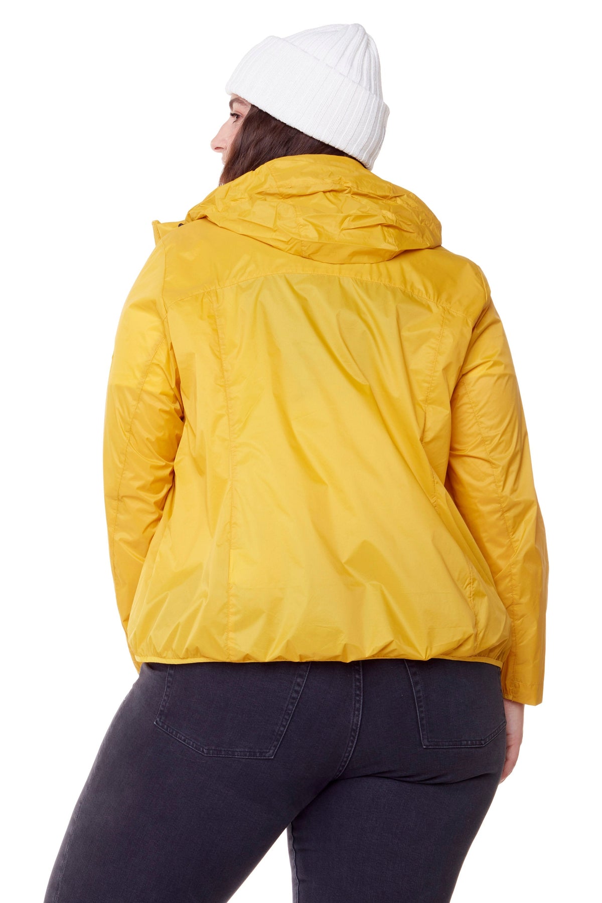 PELLY PLUS | WOMEN'S (RECYCLED) ULTRALIGHT WINDSHELL JACKET, YELLOW (PLUS SIZE)