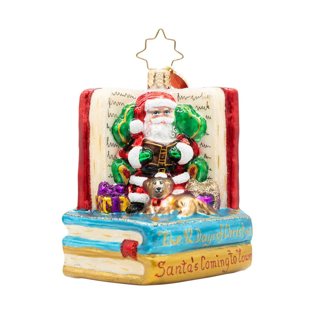 2026 Santas Book Nook Gem Ornament