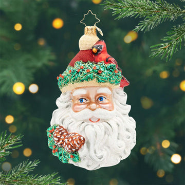 2026 Woodland Wishes Santa Ornament