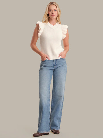 FAYE RUFFLE TOP