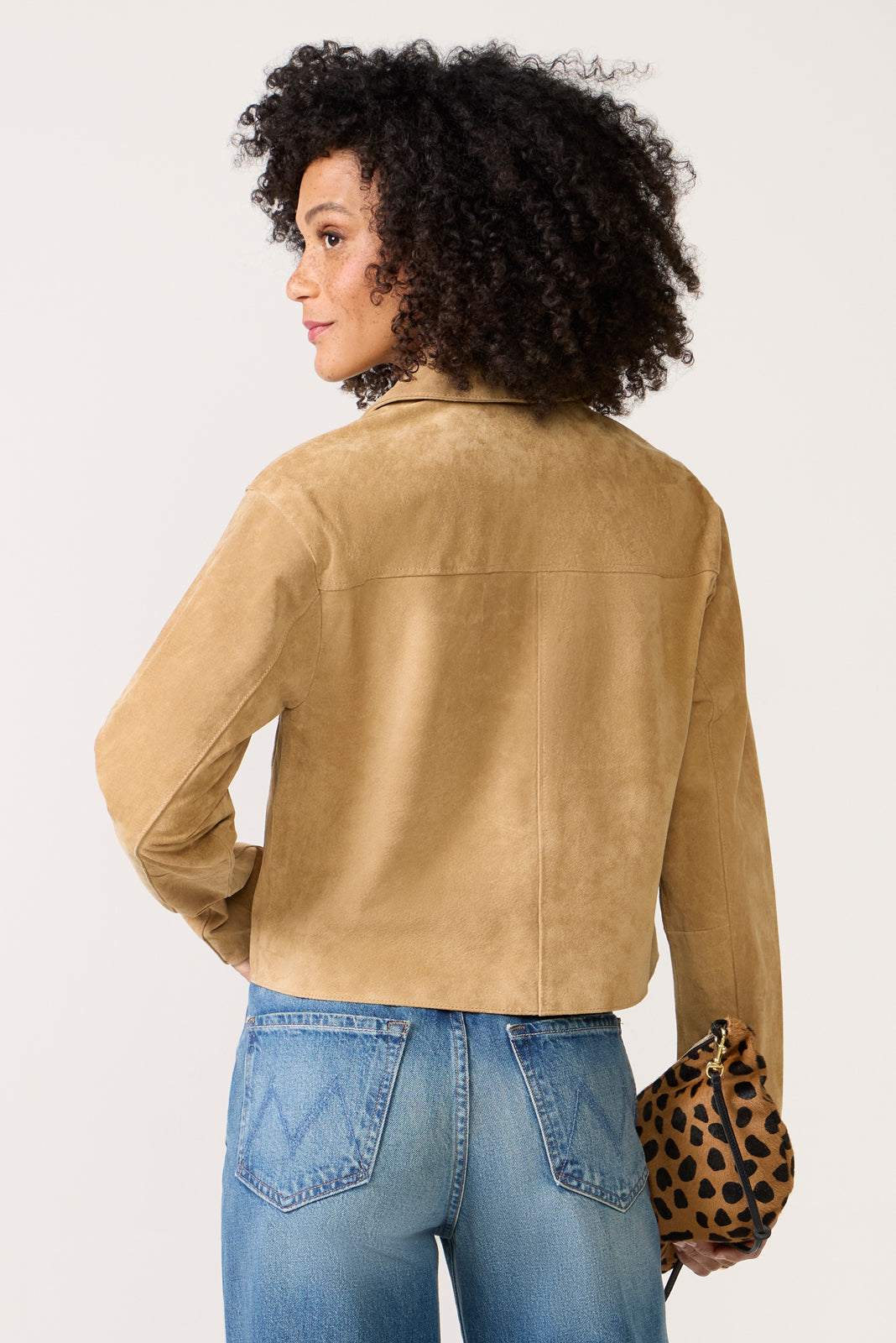 Crop Suede Jacket