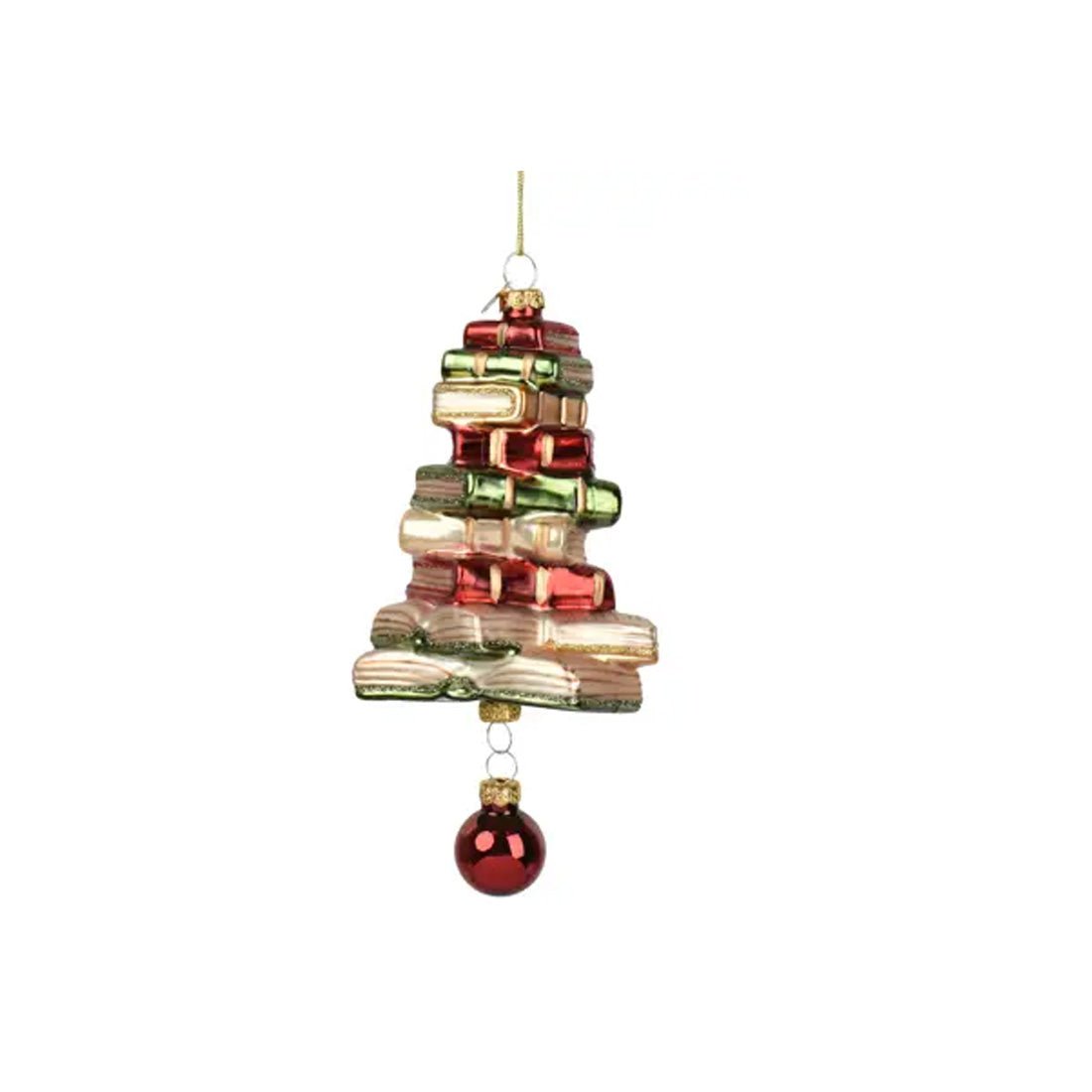 Stack Of Books Ornament
