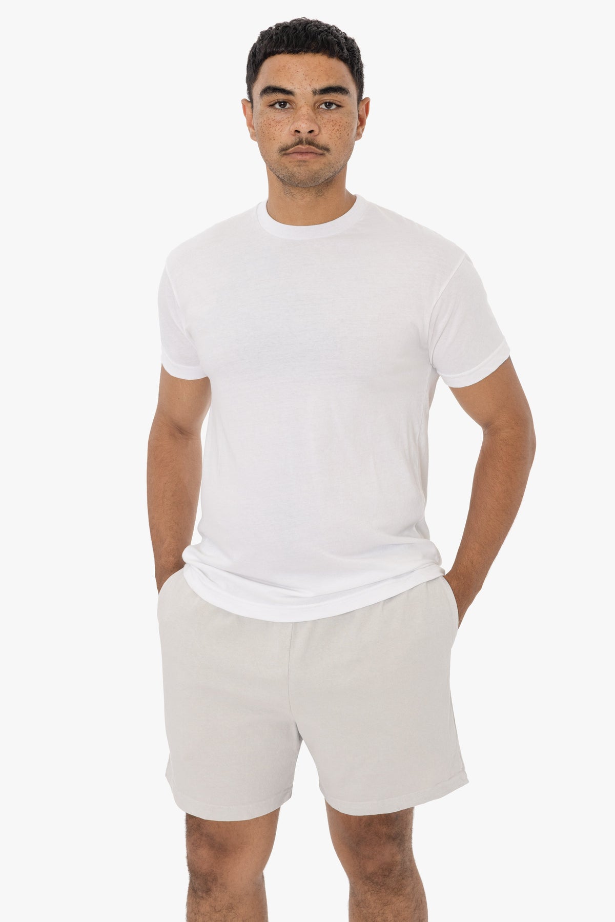 1242GD - Heavy Jersey Garment Dye Gym Shorts