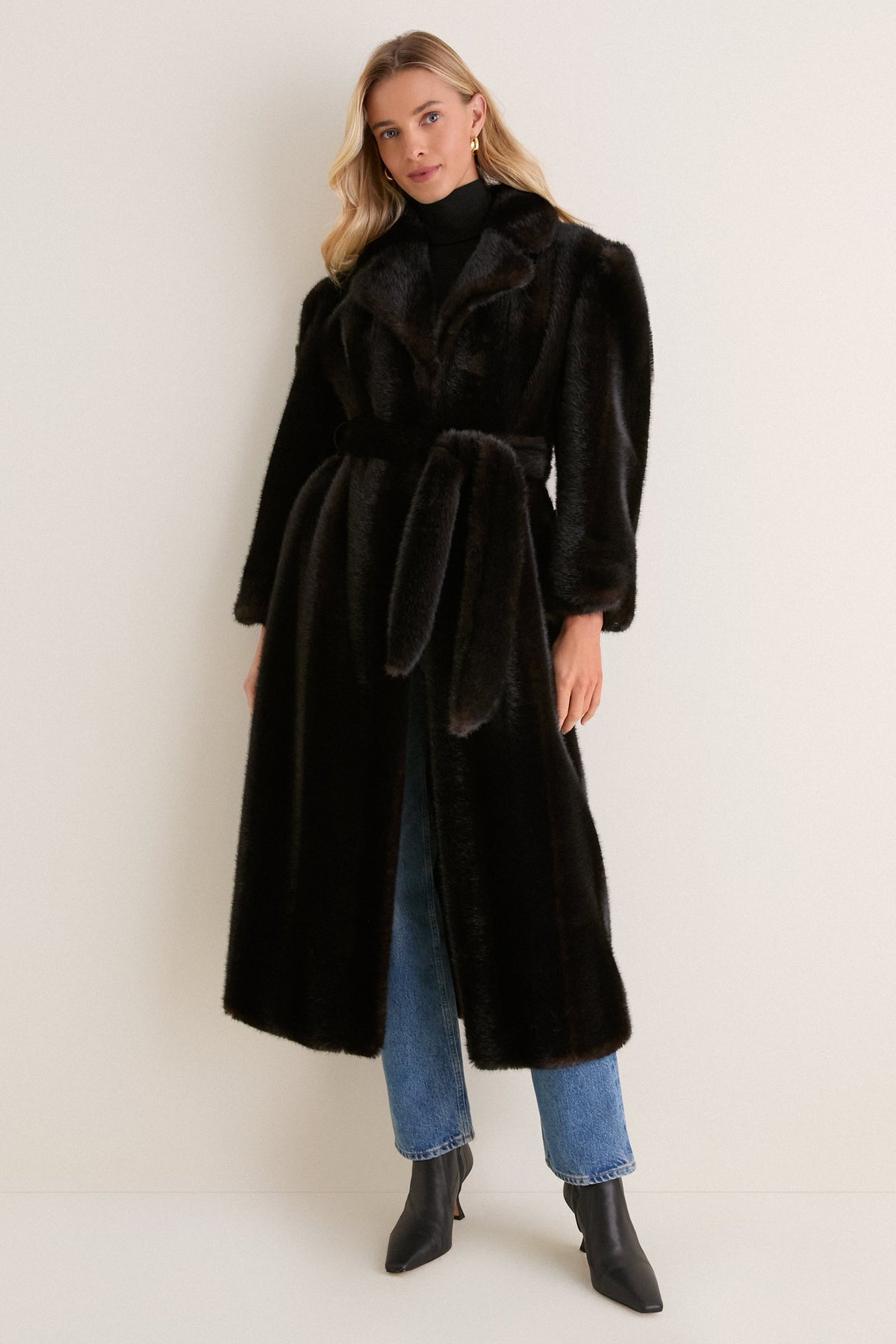 Brown Fur Carmella Coat