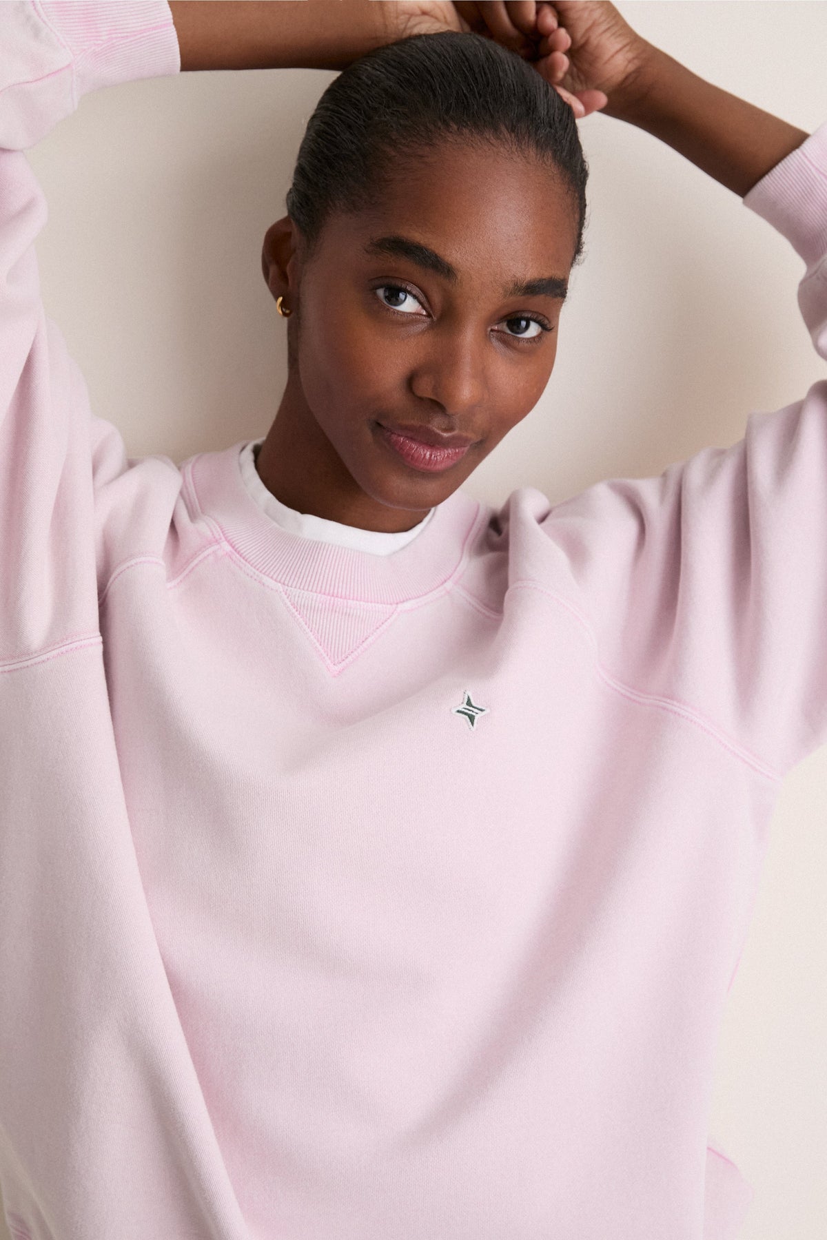 Washed Pink Katarina Crewneck
