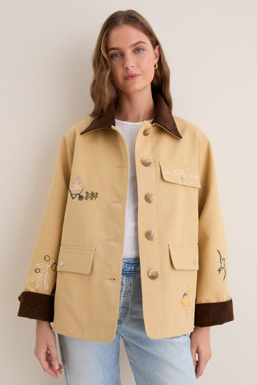 Khaki Brown Hope Jacket