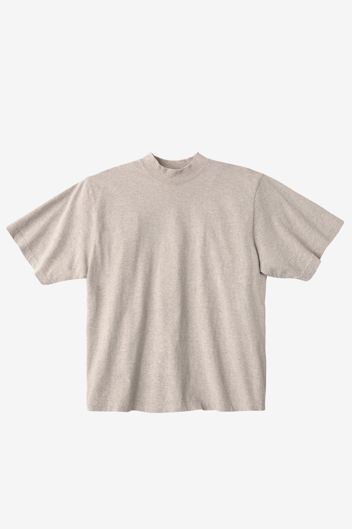 1825GD - Oversized Short Sleeve High Mockneck T-shirt