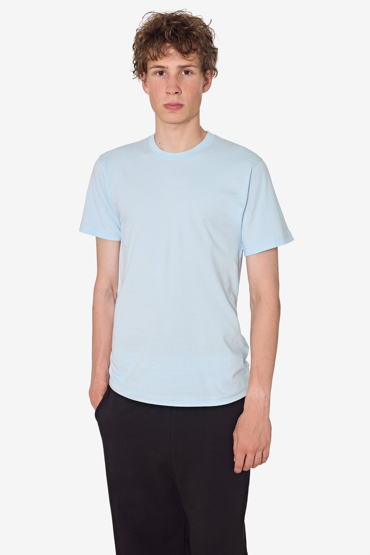 20001 - Fine Jersey Crew Neck T-Shirt