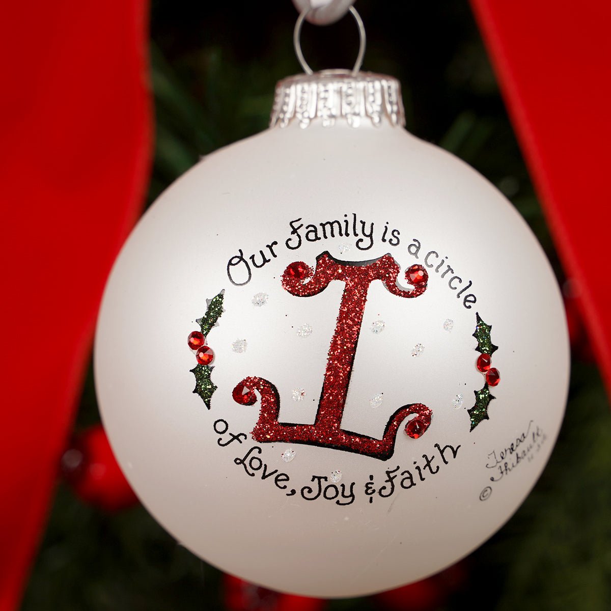 Family is a Circle I Christmas Ornament