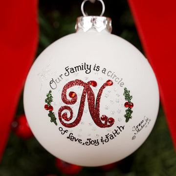 Family is a Circle N Christmas Ornament