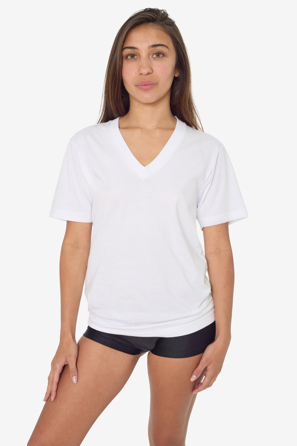 24056 - Fine Jersey V-Neck T-Shirt