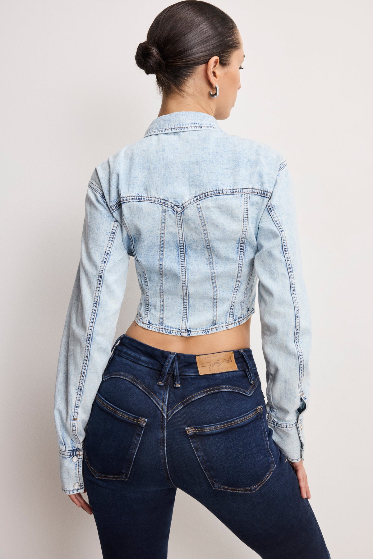 DOLLY DENIM CORSET SHIRT | INDIGO1021