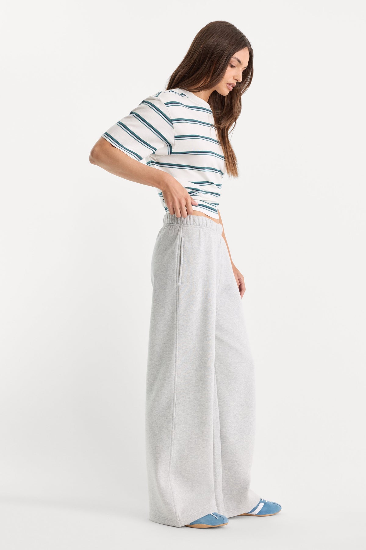 THE FLEECE SWEATPANT | HEATHER GREY