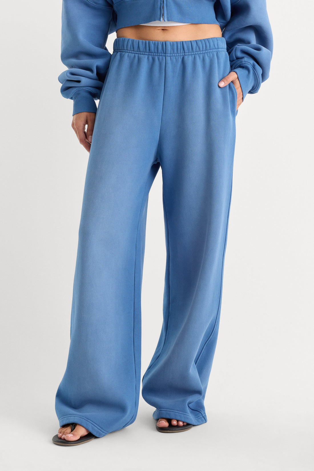 THE FLEECE SWEATPANT | BLUE DRIFT
