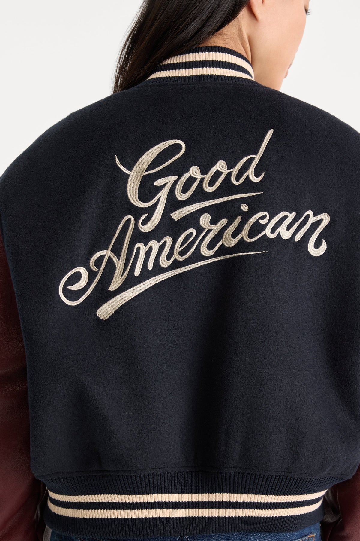 THE TEAM VARSITY JACKET | NEW NAVY002