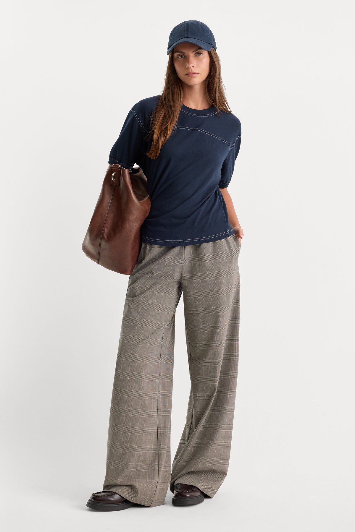 THE PLAID PULL ON TROUSER | MINI PLAID