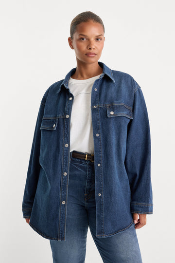 THE DENIM OVERSHIRT | BOUNCE