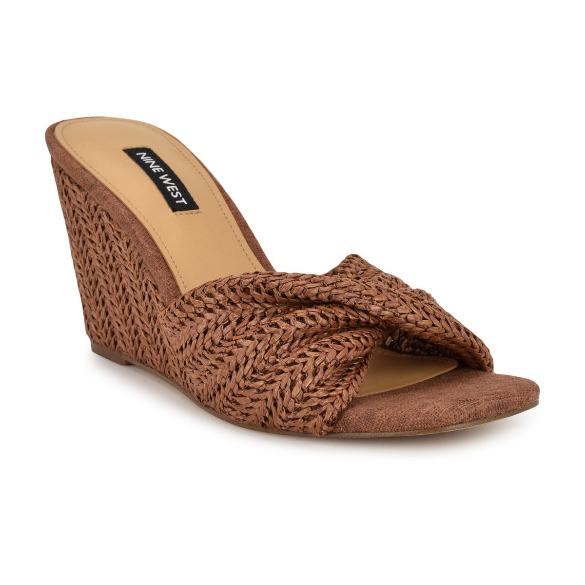 Nikhil Twist Wedge Sandals