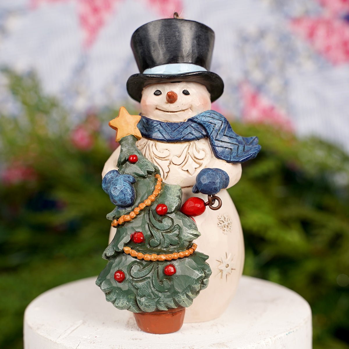2025 Snowman With Tree Ornament