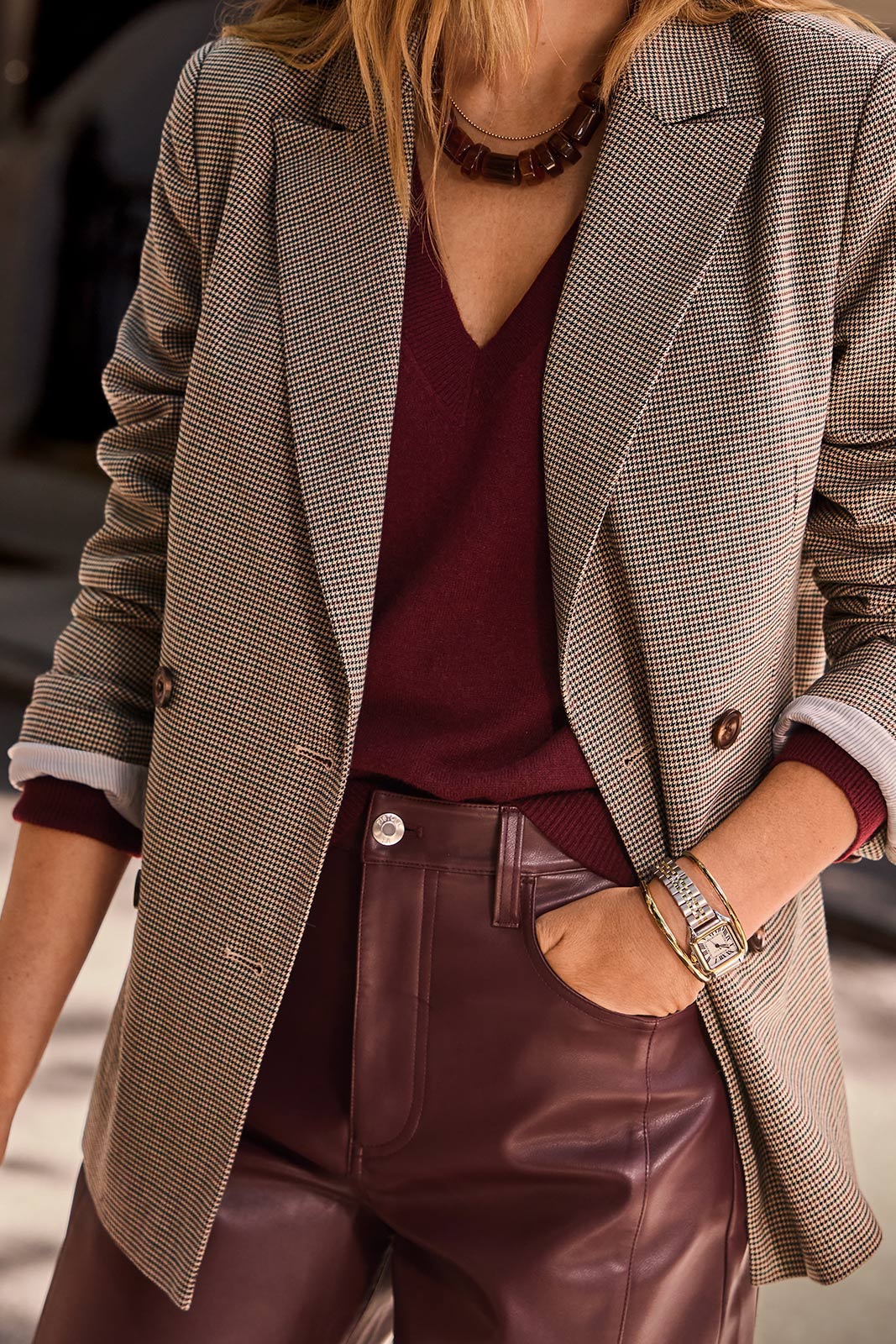 Fern Plaid Blazer