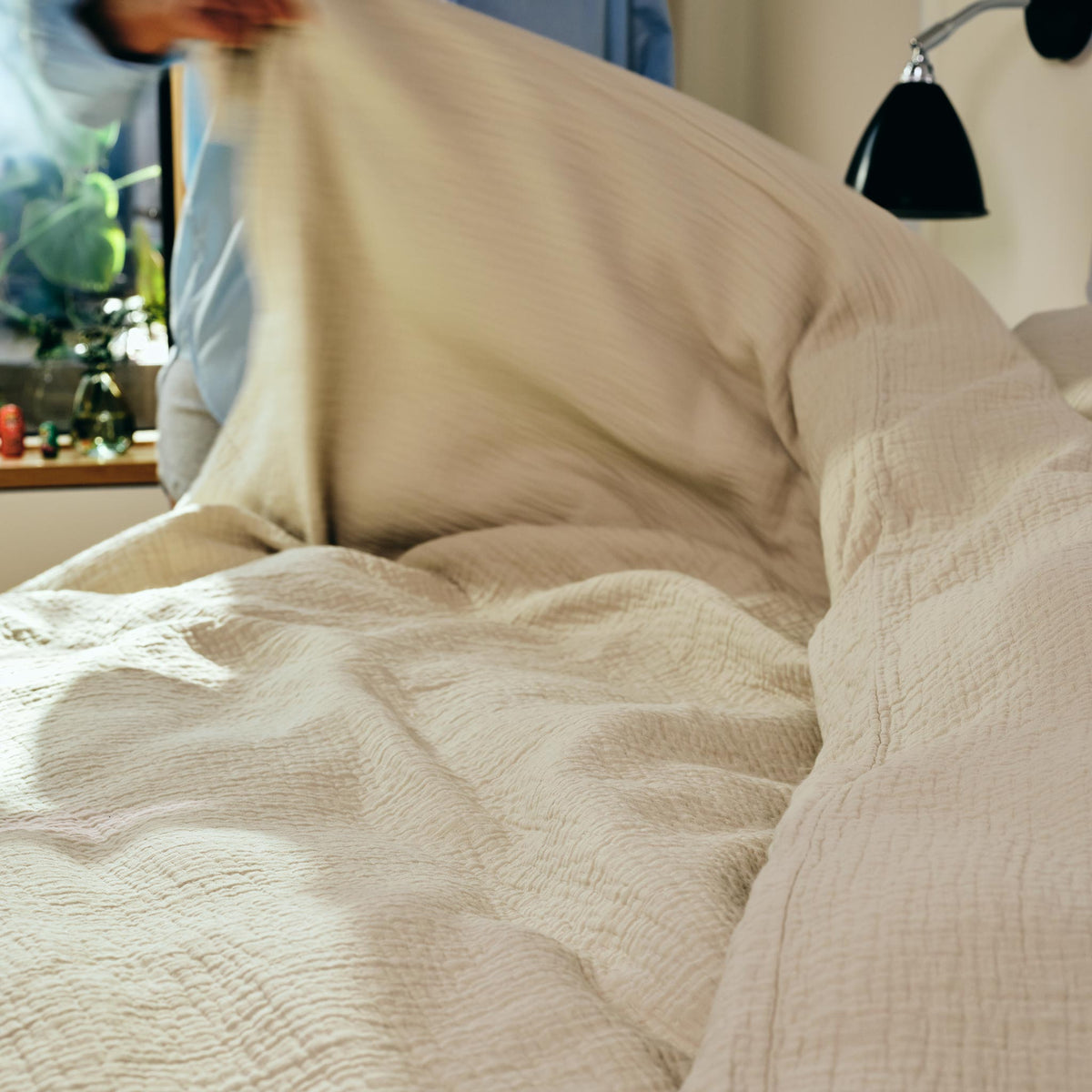 Breezeweave Crinkle Cotton Duvet Cover - Last Call