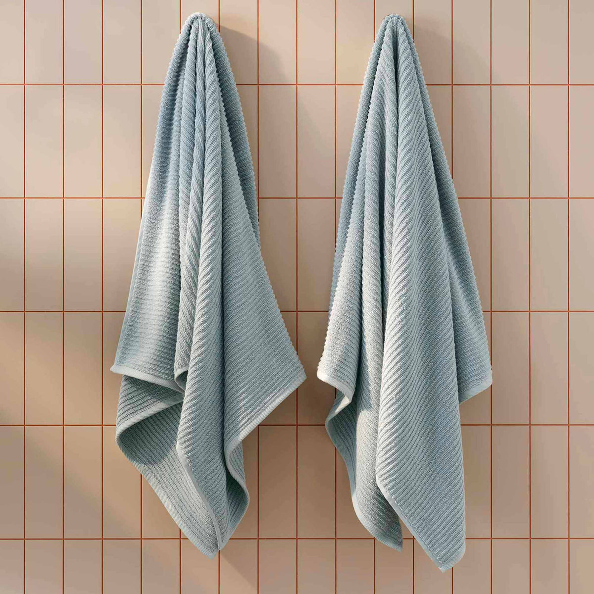 Ribbed Cotton TENCEL™ Set of 4 Bath Towel Bundle