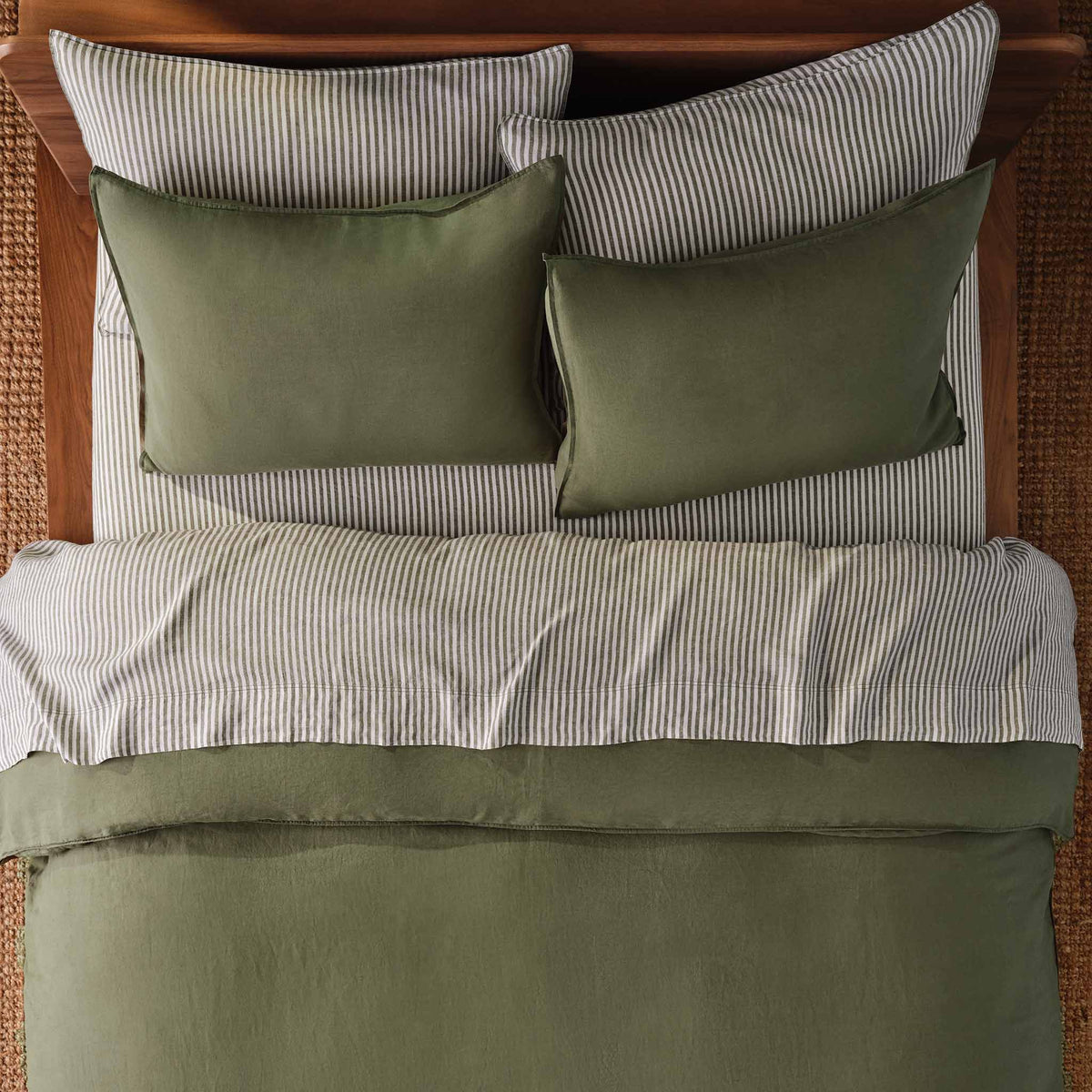 Washed European Linen Duvet Set