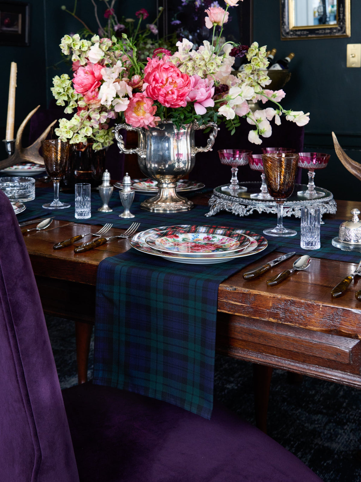 Black Watch Tartan Table Linen Collection