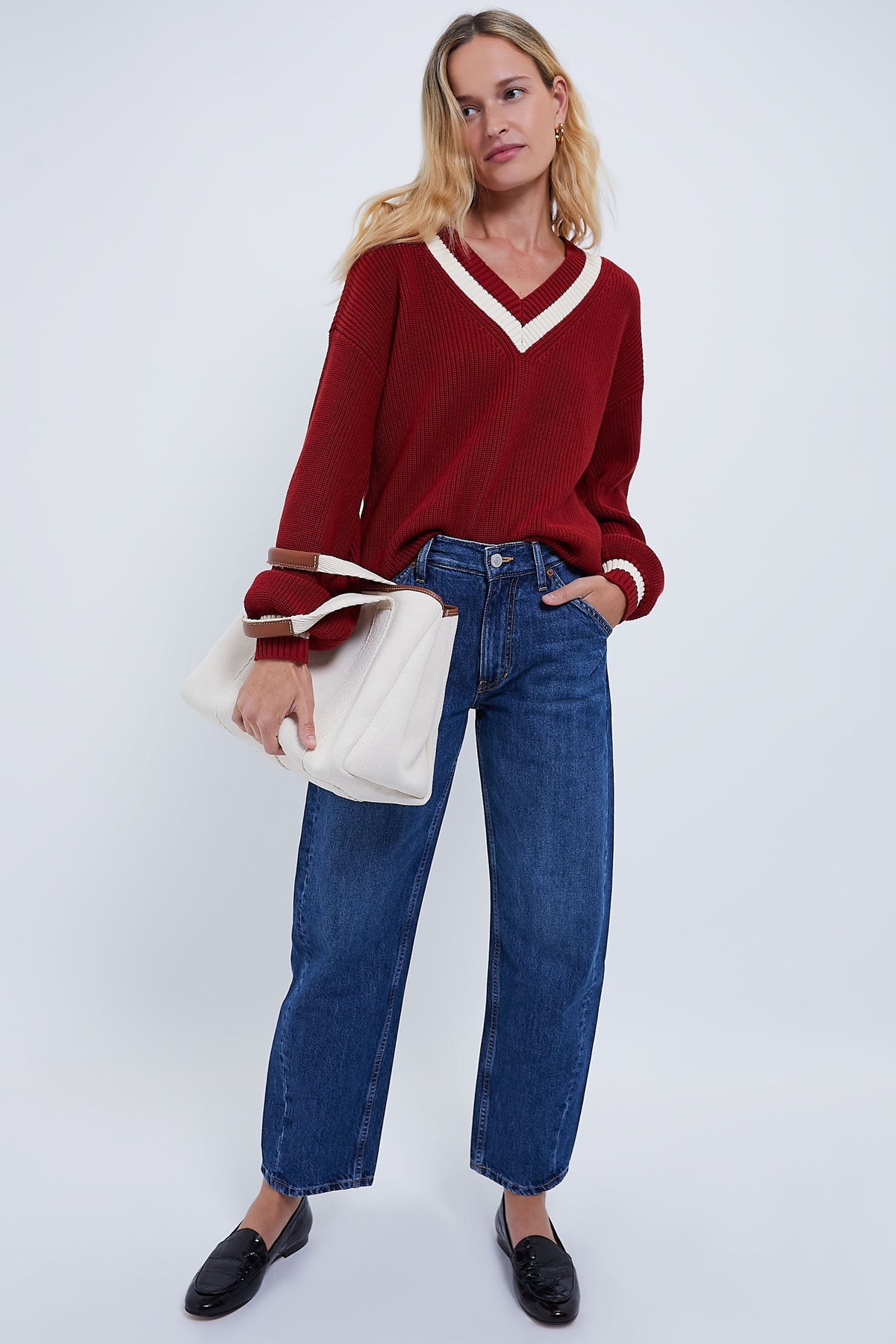 Washed Red Ashe Sweater