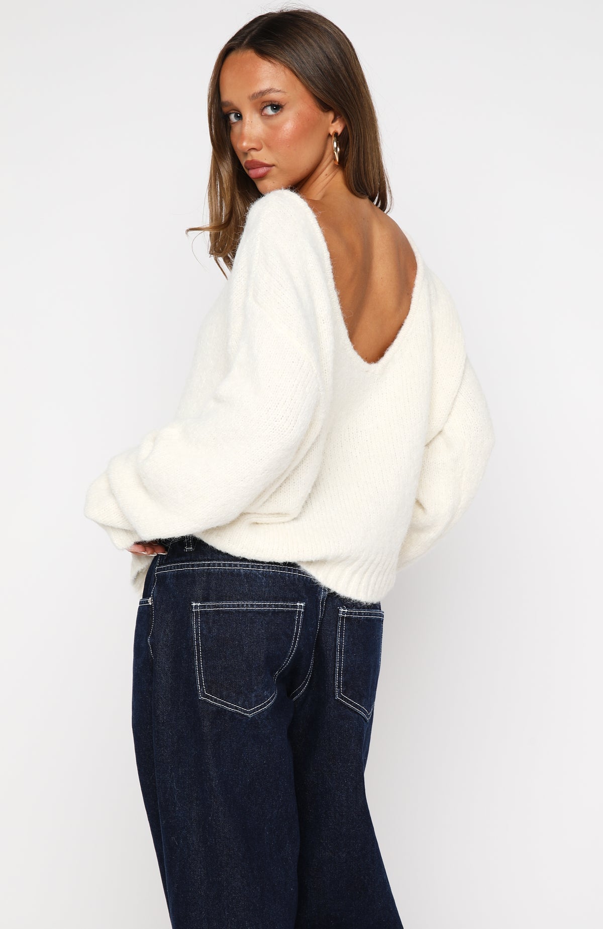 Softer Love Knit Sweater Off White