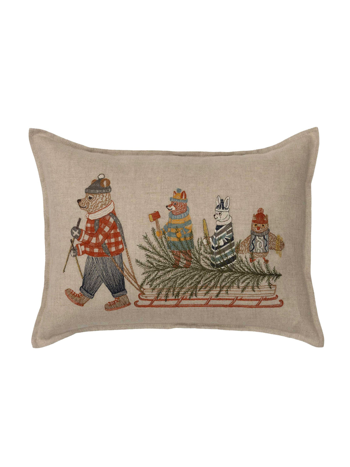 Coral & Tusk Christmas Tree Sled Pillow