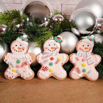 Pink Gingerbread Man Ornament
