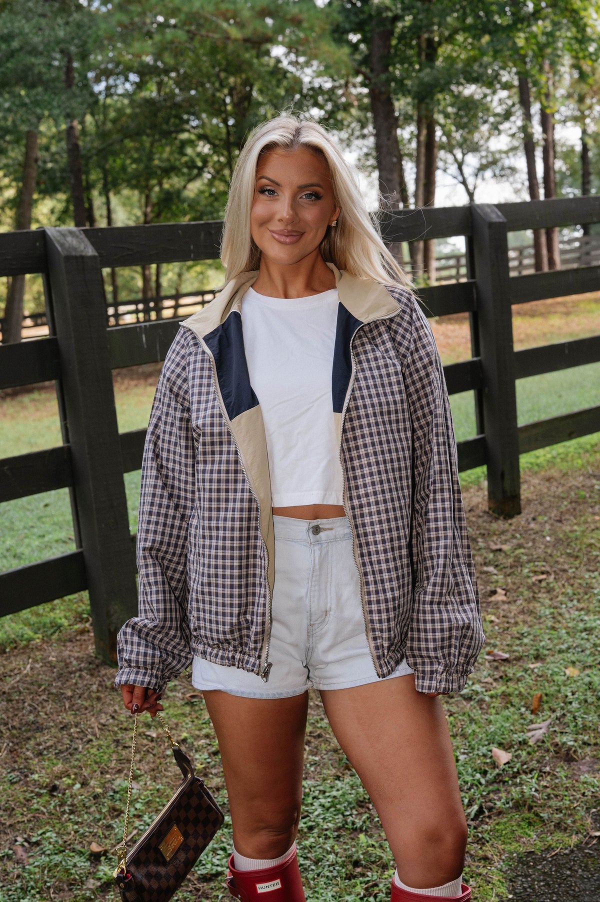 Retro Reversible Jacket-Tan