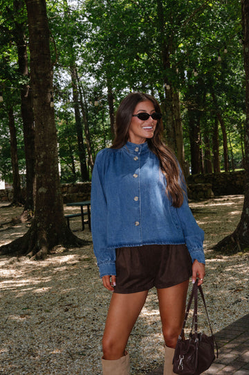 Hardy Button Up Denim Jacket