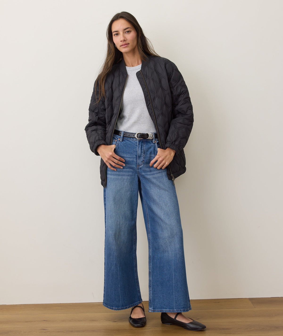 Marina Quilted Oversized Bomber