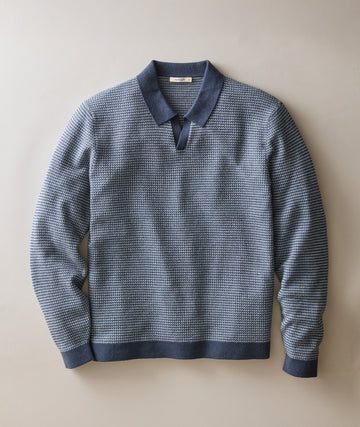 Liam Long Sleeve Sweater Polo