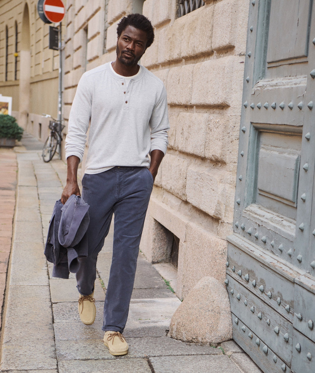 Saturday Slim Straight Moleskin Chino