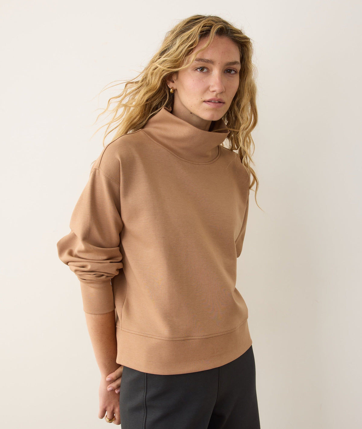 Nova Mock Neck Sweatshirt