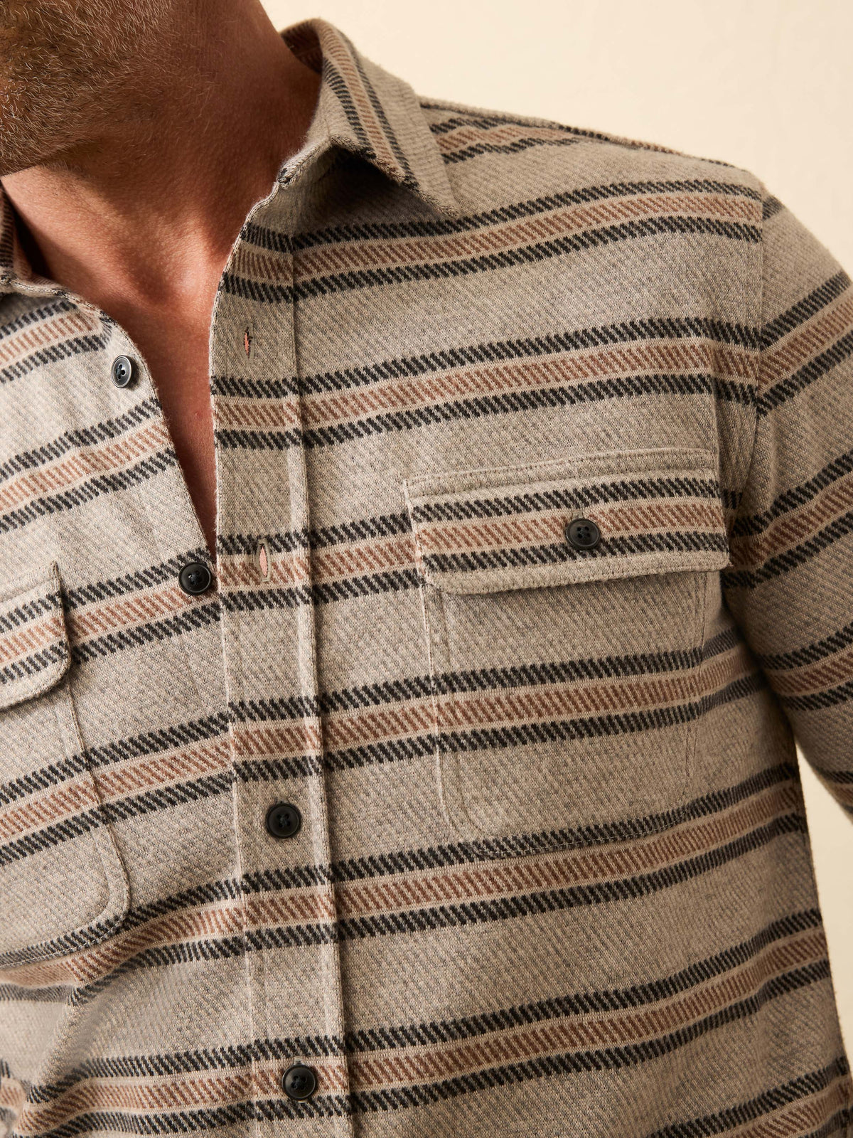Legend Sweater Shirt - Rock Coast Stripe