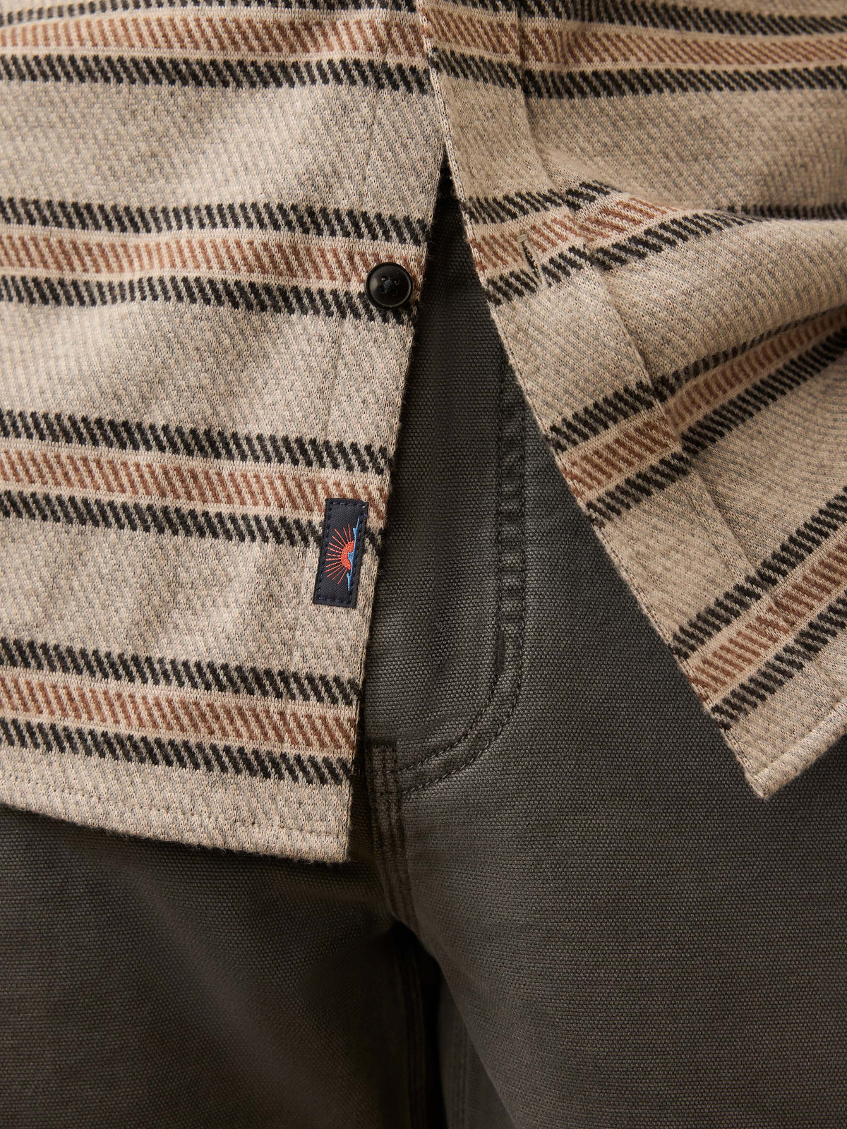 Legend Sweater Shirt - Rock Coast Stripe