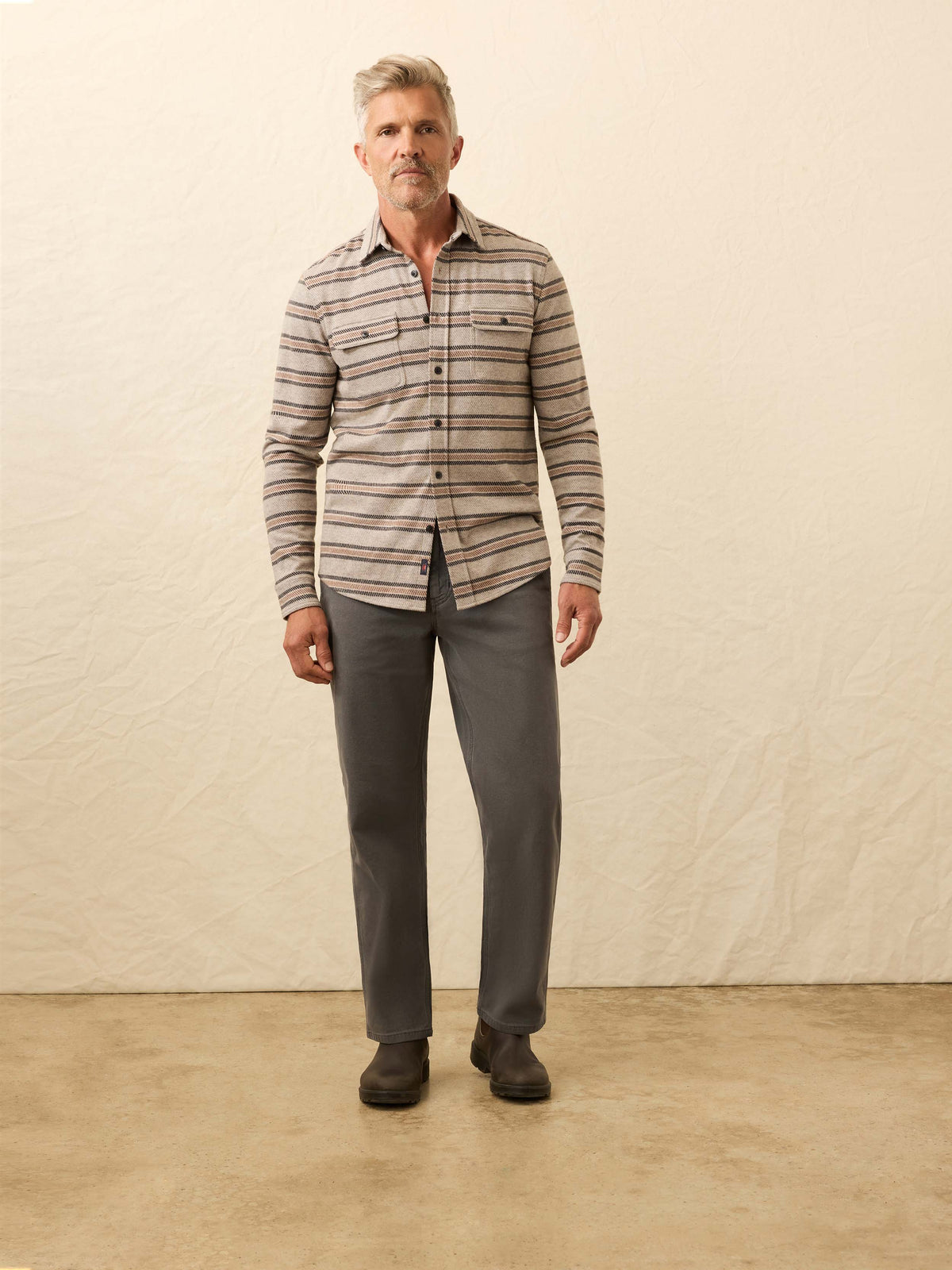 Legend Sweater Shirt - Rock Coast Stripe