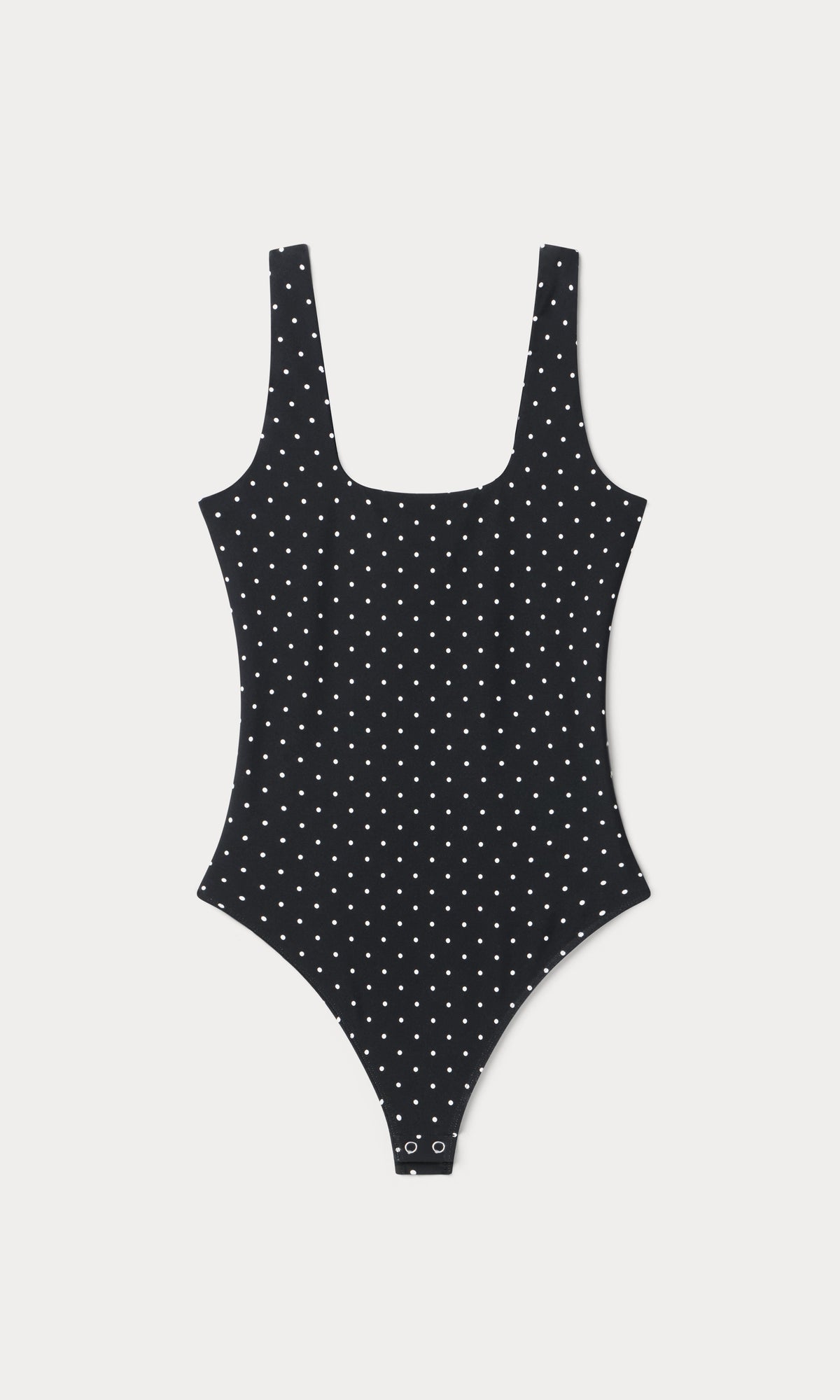 THE WEIGHTLESS SCULPTING MODERN TANK BODYSUIT | MINI DOT BLACK