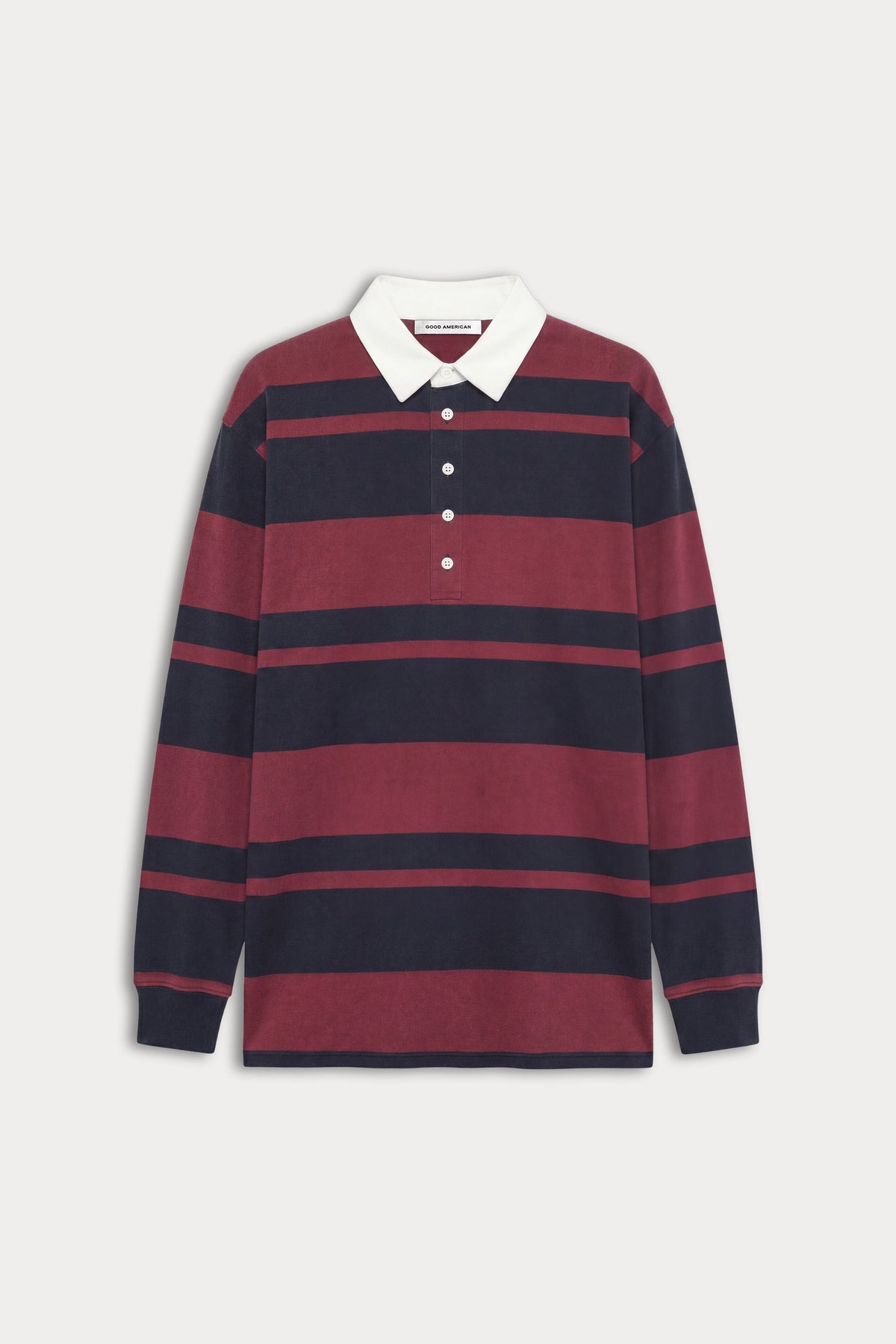 THE KNIT RUGBY MINI DRESS | NAVY BERRY CLUB STRIPE