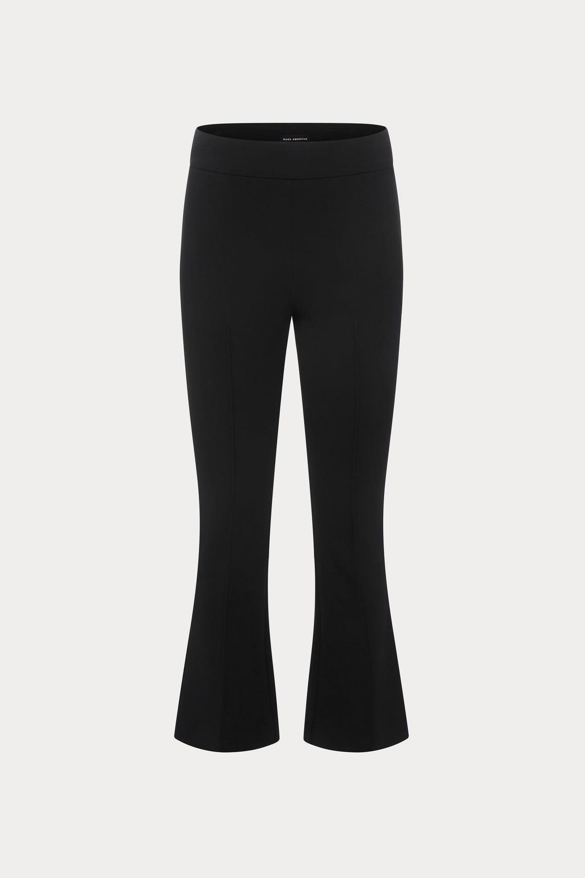 SOFT STRETCH PONTE KICK FLARE PANTS | BLACK001