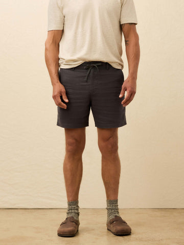 Movement Linen Short - Washed Black