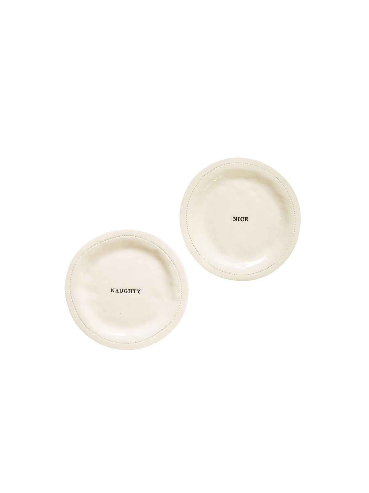 Naughty & Nice CanapŽ Plates