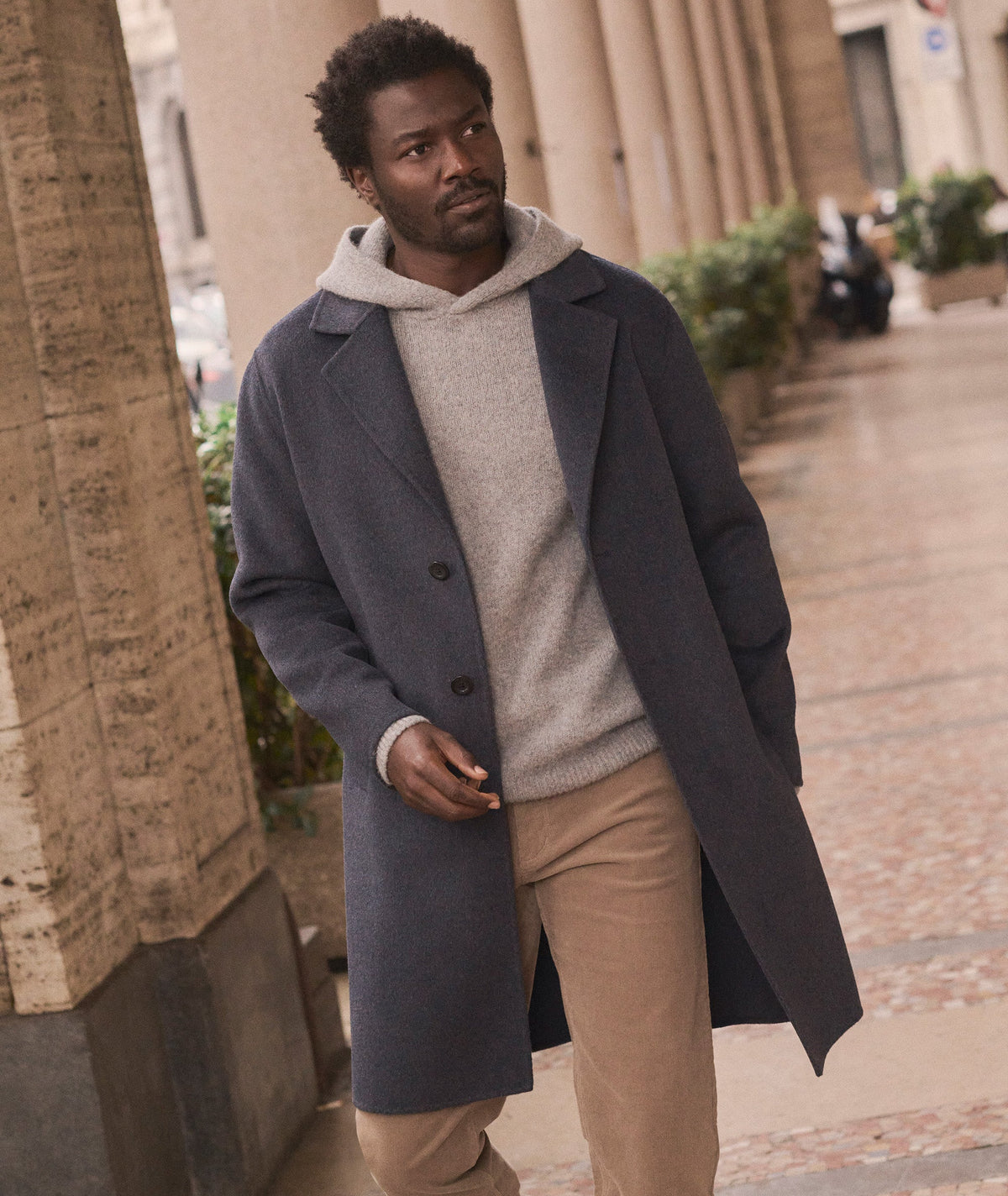 Irving Wool Longline Coat