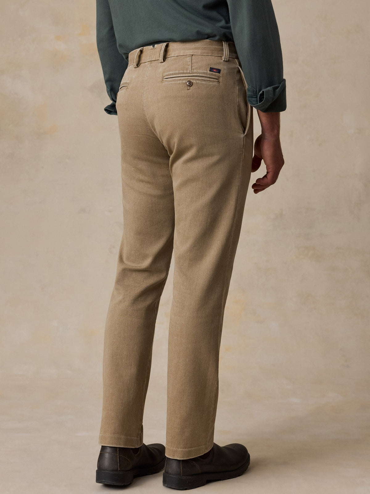 Stretch Terry Trouser - Desert Khaki