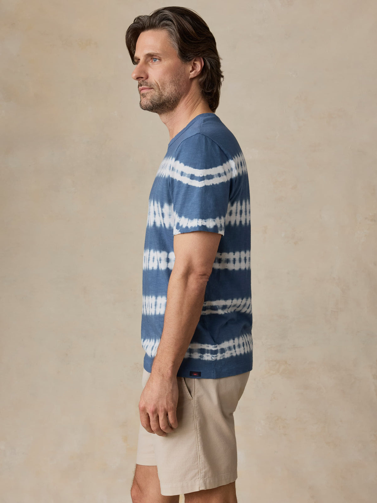 Sunwashed Regenerative Tee - Blue Ravine Tie Dye